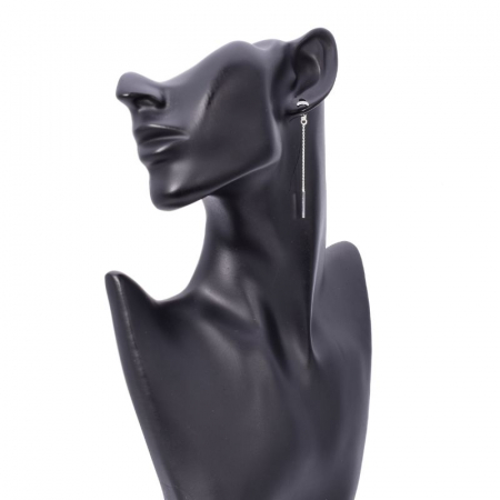 Cercei argint cu lantisor Semiluna [1]