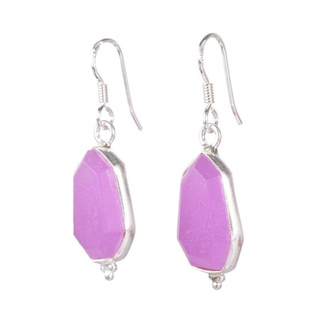 Cercei argint cu pietre jad lavanda [1]