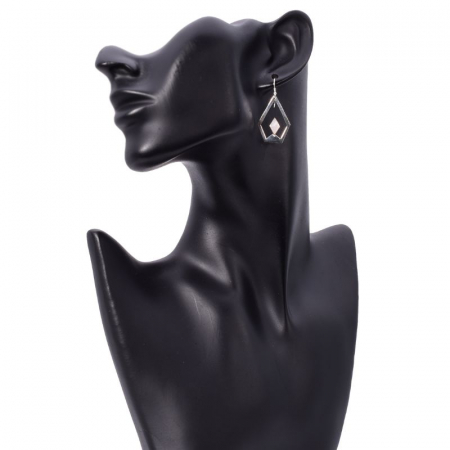 Cercei argint lungi cu sidef romb [1]