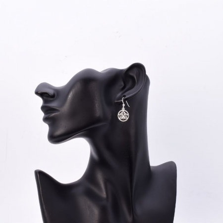 Cercei argint - Flori de Lotus [1]