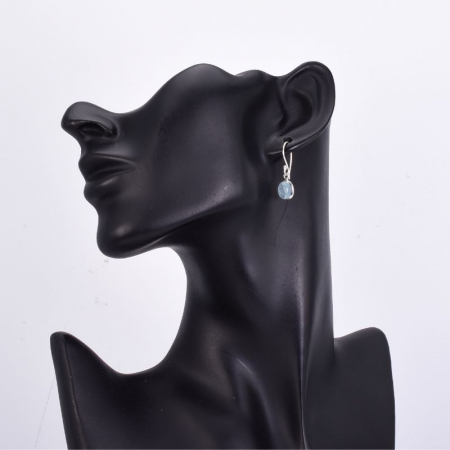 Cercei argint acvamarin natural [2]