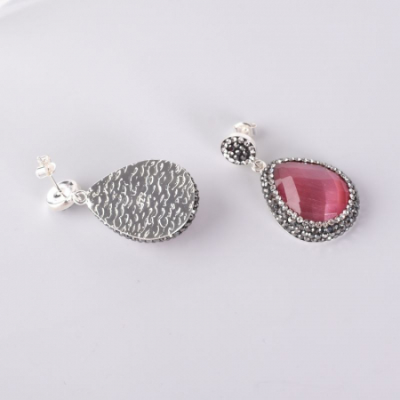 cercei-argint-ochi-de-pisica-hematit-cz [2]