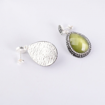 cercei-argint-ochi-de-pisica-verde-hematit-cz [2]