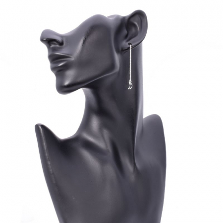 Cercei argint prin ureche cu lantisor Astre [1]