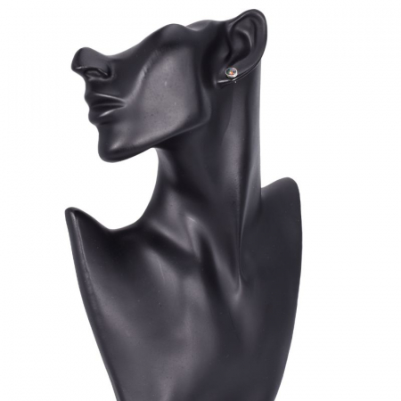 Cercei din argint cu opal negru etiopian [2]