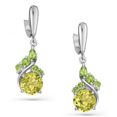 cercei-argint-lungi-peridot-citrin [0]