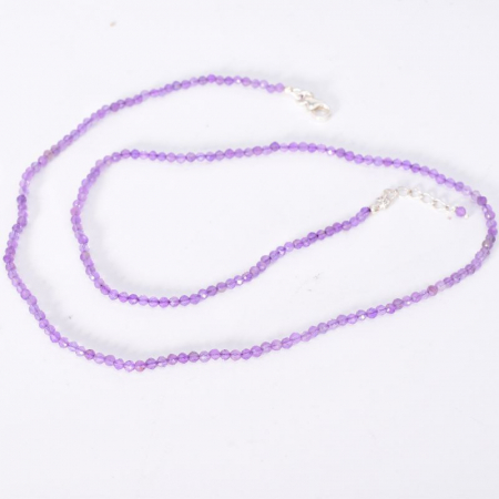 Colier argint ametist 2.5 mm, lungime 45 cm [2]