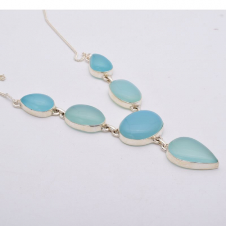 Colier argint cu calcedonia Bolta Cereasca [4]