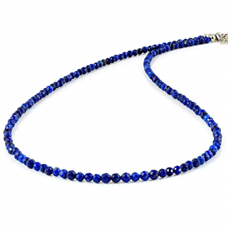 Colier argint lapis lazuli 2.5 mm [0]