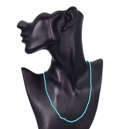 Colier argint - pietre turcoaz 2,5 mm [1]
