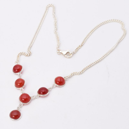 Colier cu carneol din argint Energie de Foc [2]