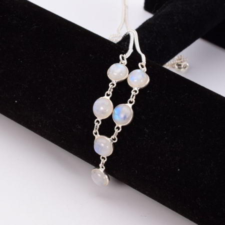 Colier cu piatra lunii din argint Soaptele Lunii [2]