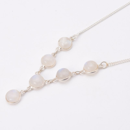 Colier cu piatra lunii din argint Soaptele Lunii [4]