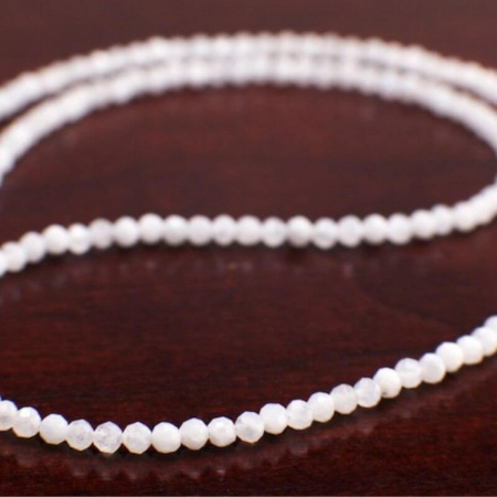 Colier de argint - piatra lunii 2 mm [1]