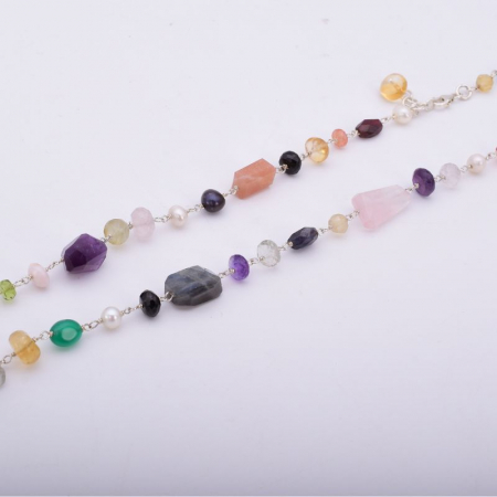 Colier din argint cu pietre semipretioase [4]