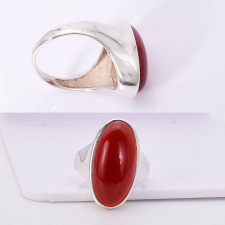 Inel argint cu carneol Ecoul Toamnei [3]