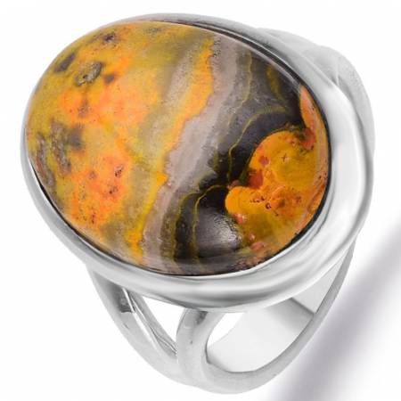 Inel argint cu jasp bondar oval Buzz Nobil [0]