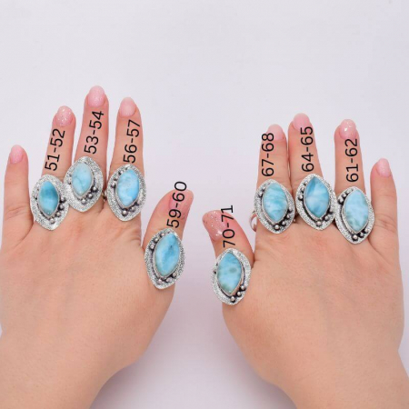 Inel argint cu larimar marchiz Vis Imperial [3]