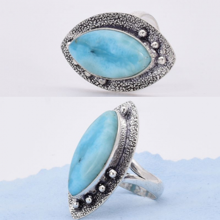 Inel argint cu larimar marchiz Vis Imperial [2]