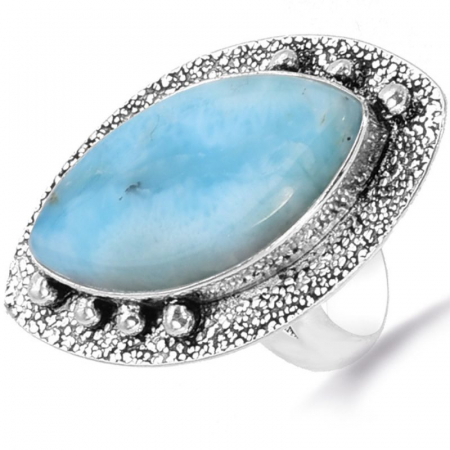 Inele argint cu pietre - Inel argint cu larimar marchiz Vis Imperial