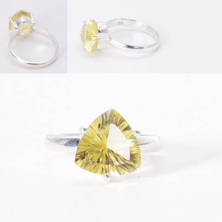 Inel argint cu lemon topaz Reflexii de Lamaie [1]