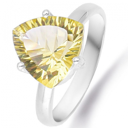 Inel argint cu lemon topaz Reflexii de Lamaie [0]