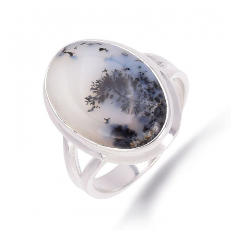 Inel argint cu piatra opal dendritic [0]