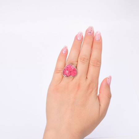 Inel argint cu thulit Inima Nordica [2]