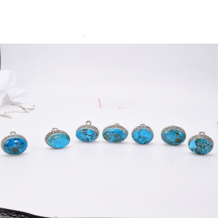 Inel argint handmade cu piatra turcoaz mare [6]