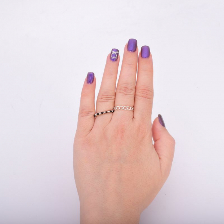 Inel argint - model lant [1]