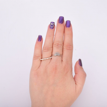 Inel argint - Simbol Floare de Lotus [1]