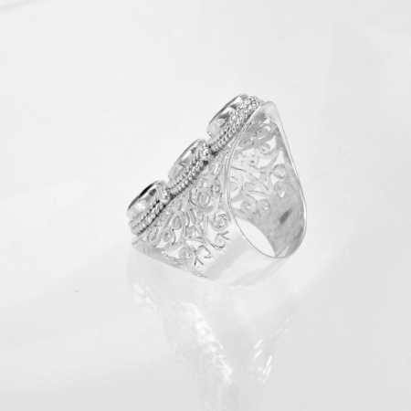 Inel argint Trio cu pietre semipretioase granat [1]