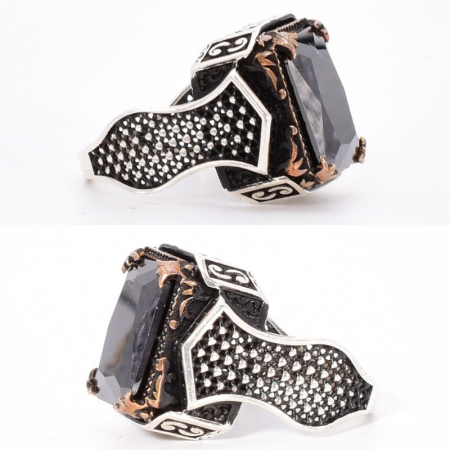 Inel argint unicat cu cubic zirconia Umbra Imperiala [1]