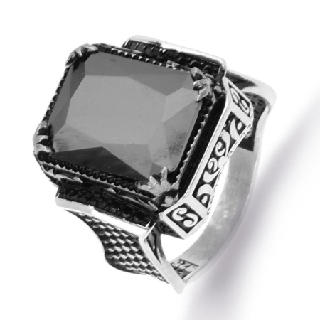 Inele argint cu pietre - Inel argint unicat cu cubic zirconia Umbra Imperiala