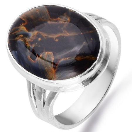 Inel argint unicat pietersit Reflexii Spectaculoase [0]