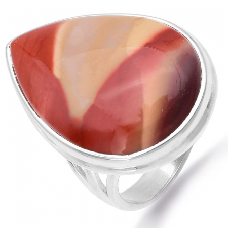 Inel argint unicat jasp mookait Amurgul Saharian [0]