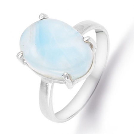 Inele argint cu pietre - Inel de argint cu larimar