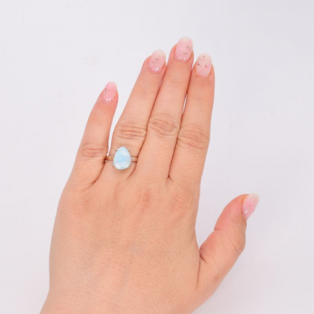 Inel de argint cu larimar [2]