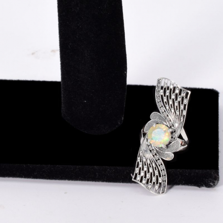 Inel de argint cu opal etiopian Fantezie [4]