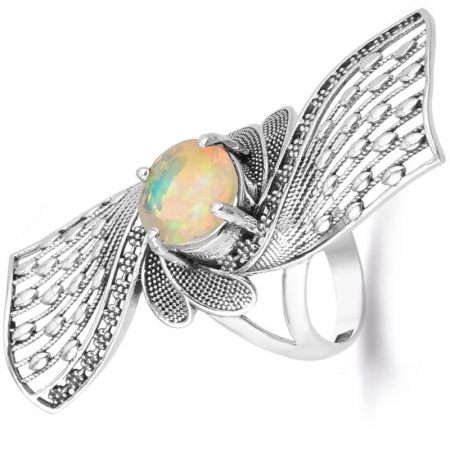 Inel de argint cu opal etiopian Fantezie [0]