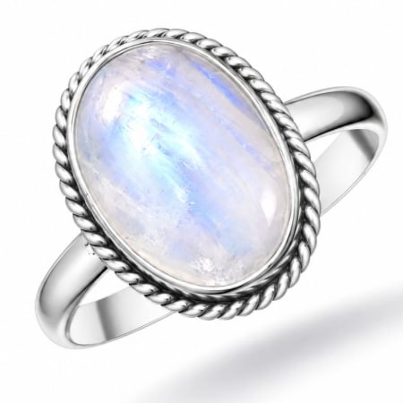 Inele argint cu pietre - inel-de-argint-cu-piatra-lunii-cabochon