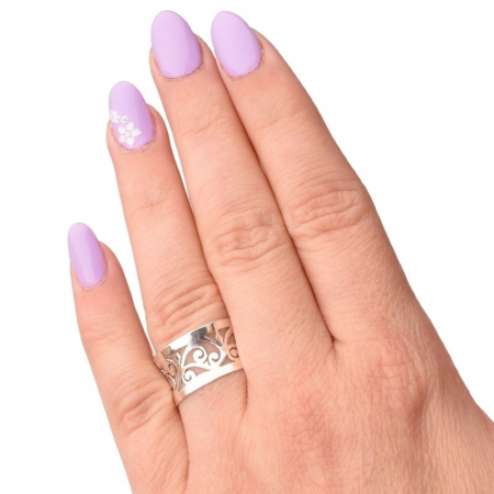 Inel lat argint model verigheta [3]