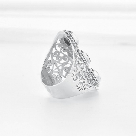 inel-trio-cu-rubin-natural-din-argint-stil-boho-chic [2]