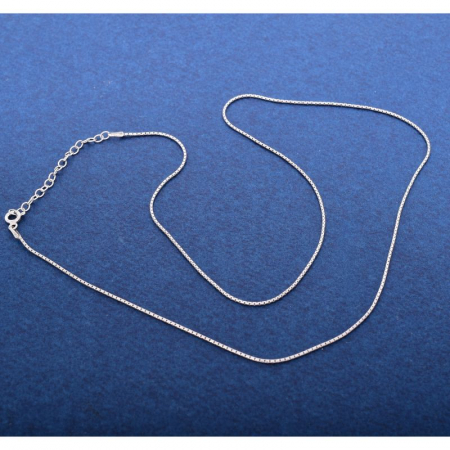 Lant argint placat cu rodiu made in Italy 50-65 cm x 1,3 mm x 3.5 g [2]