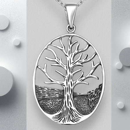 Pandantiv argint Arborele Vietii