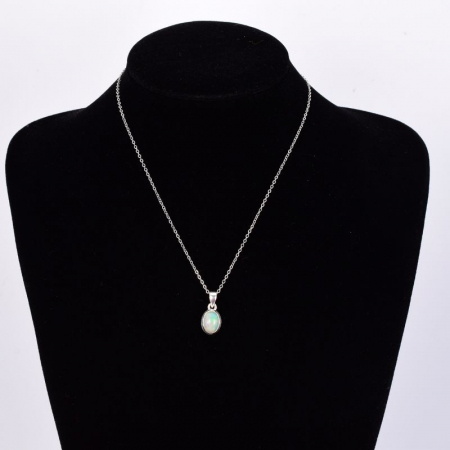 Pandantiv argint cu opal etiopian natural [2]