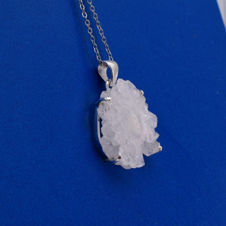 Pandantiv argint cu cuart solar stalactite [3]