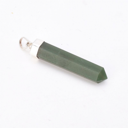 Pandantiv argint cu jad verde varf [2]