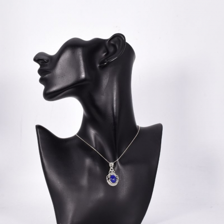 Pandantiv argint cu lapis lazuli Boho Elegance [1]