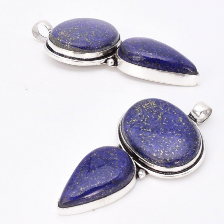 Pandantiv argint cu lapis lazuli x 2 [1]